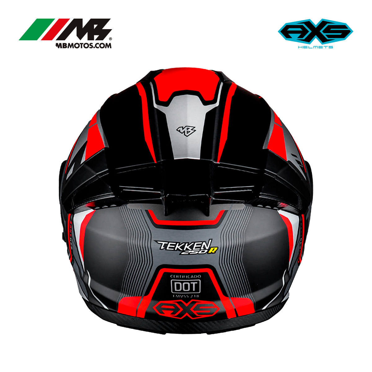 Foto 3 pulgar | Casco Para Motocicleta Axs Tekken