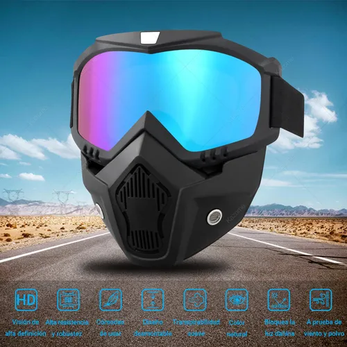 Foto 4 pulgar | Mascara Tactica Xtellar Removible Respirable Para Motocicleta