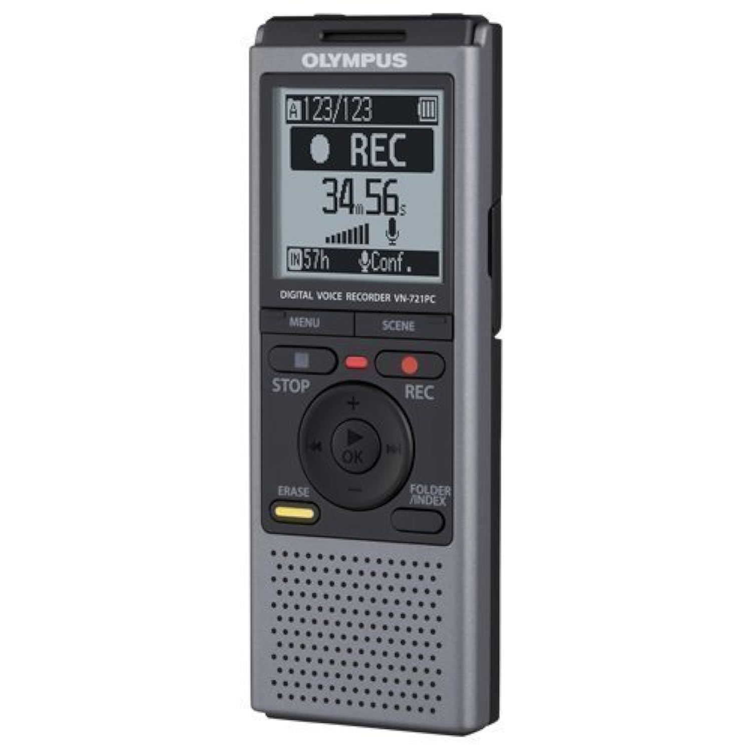 Grabadora De Voz Digital Olympus Vn721pc Con Memoria De 2 Gb - Venta Internacional.
