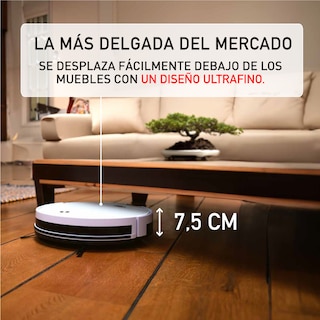 Foto 4 | Aspiradora Robot Osoji Robotics color Blanco Dojo San 990 con Wifi y App de Navegación Inteligente