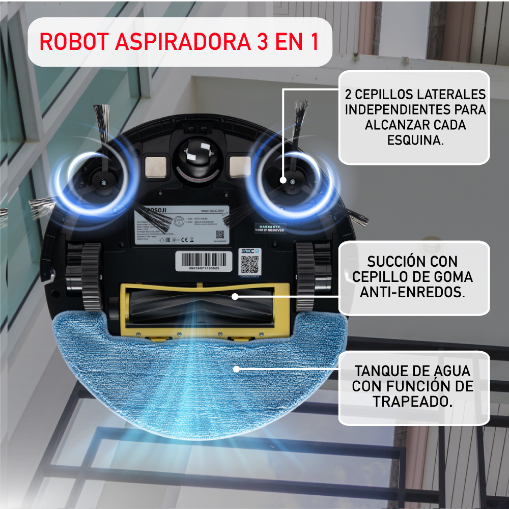 Foto 2 | Aspiradora Trapeador Robot Osoji 990 Dúo