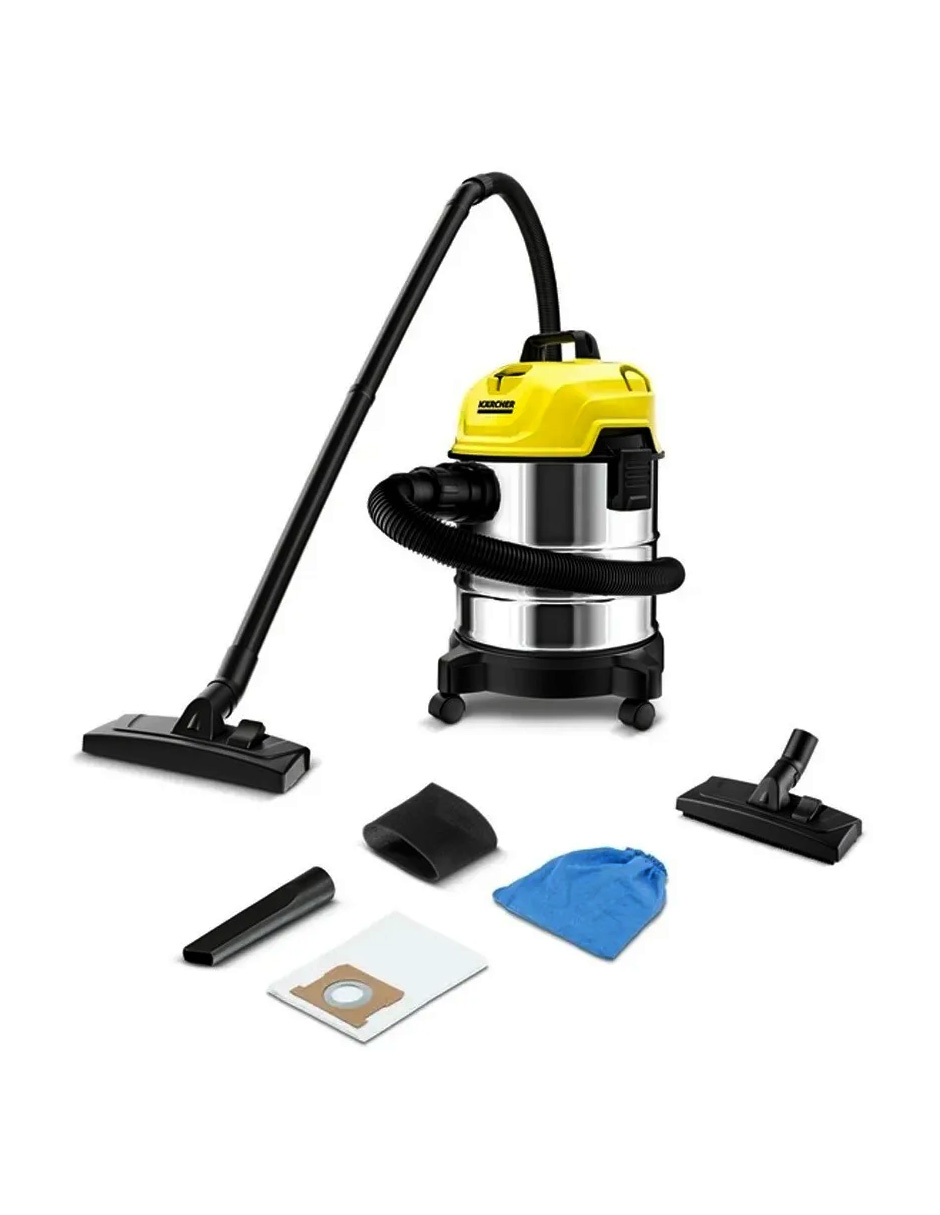 Foto 4 pulgar | Aspiradora Líquido Seco Karcher WD1s de Acero Inoxidable 18 L