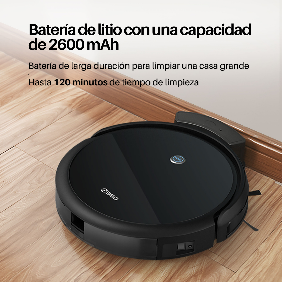 Foto 5 pulgar | Robot Aspiradora 360 Smart Life C50 Pro color Negro