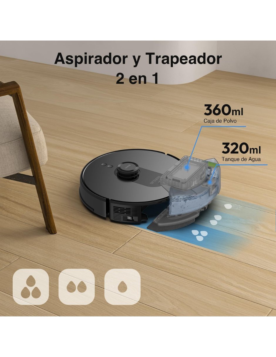Foto 6 pulgar | Robot Aspiradora Inteligente S8 Pro | Aspira Y Trapea