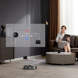 Foto 8 | Aspiradora Y Trapeadora Robot Eureka Smart Clean Wi-fi Con Navegación Laser