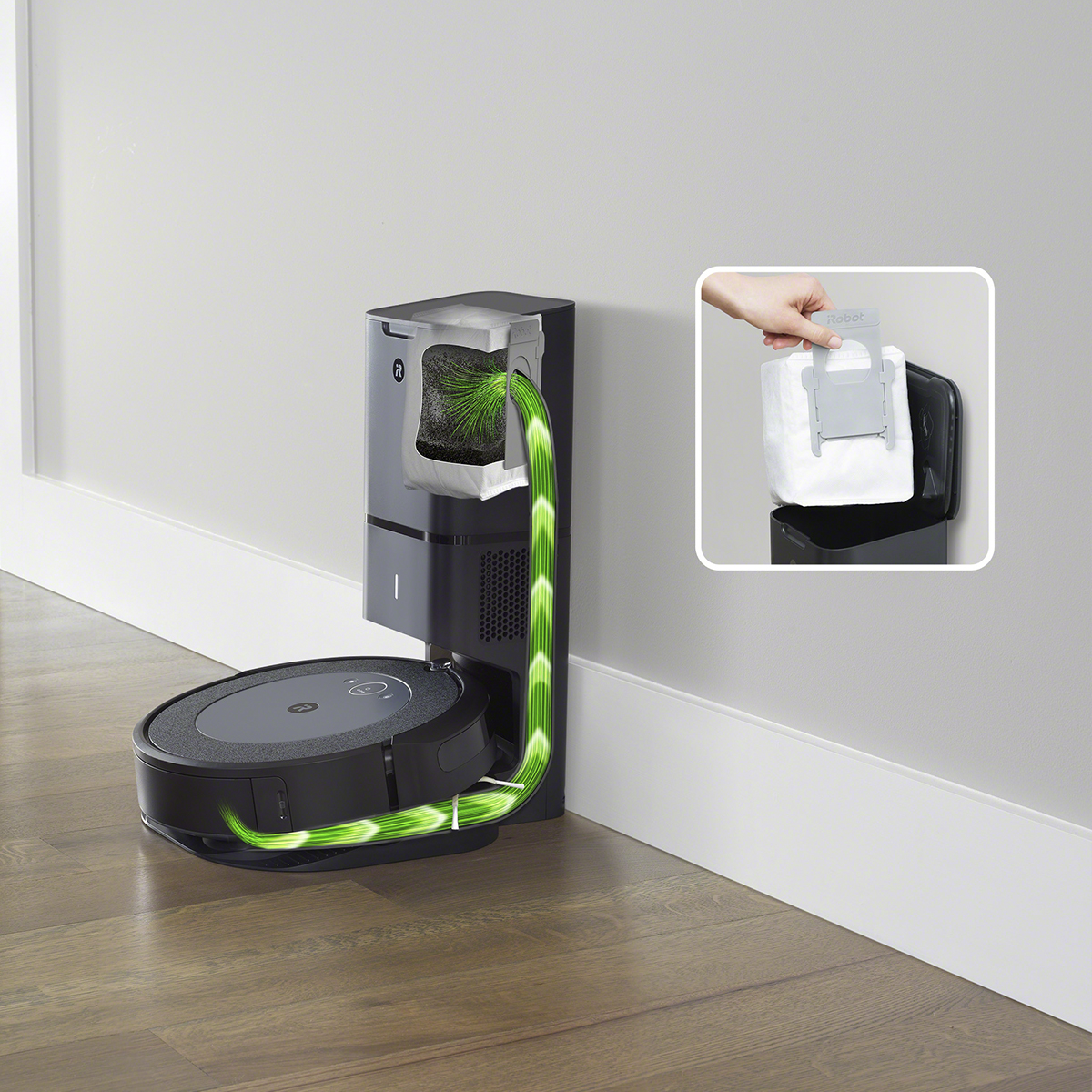 Foto 4 pulgar | Robot Aspiradora Irobot Roomba I4 con Estación de Limpieza