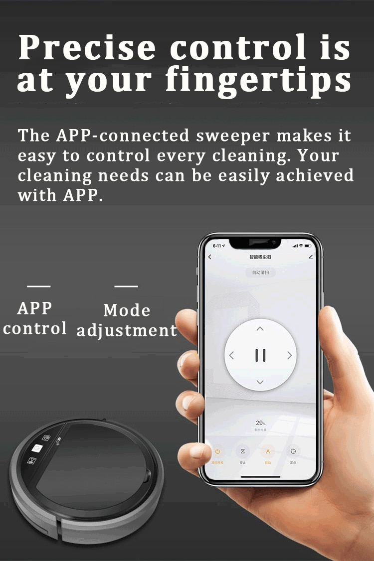 Foto 4 pulgar | Venta Internacional- Robot Aspirador Sanlin Beans App Wifi Control 2500pa Su