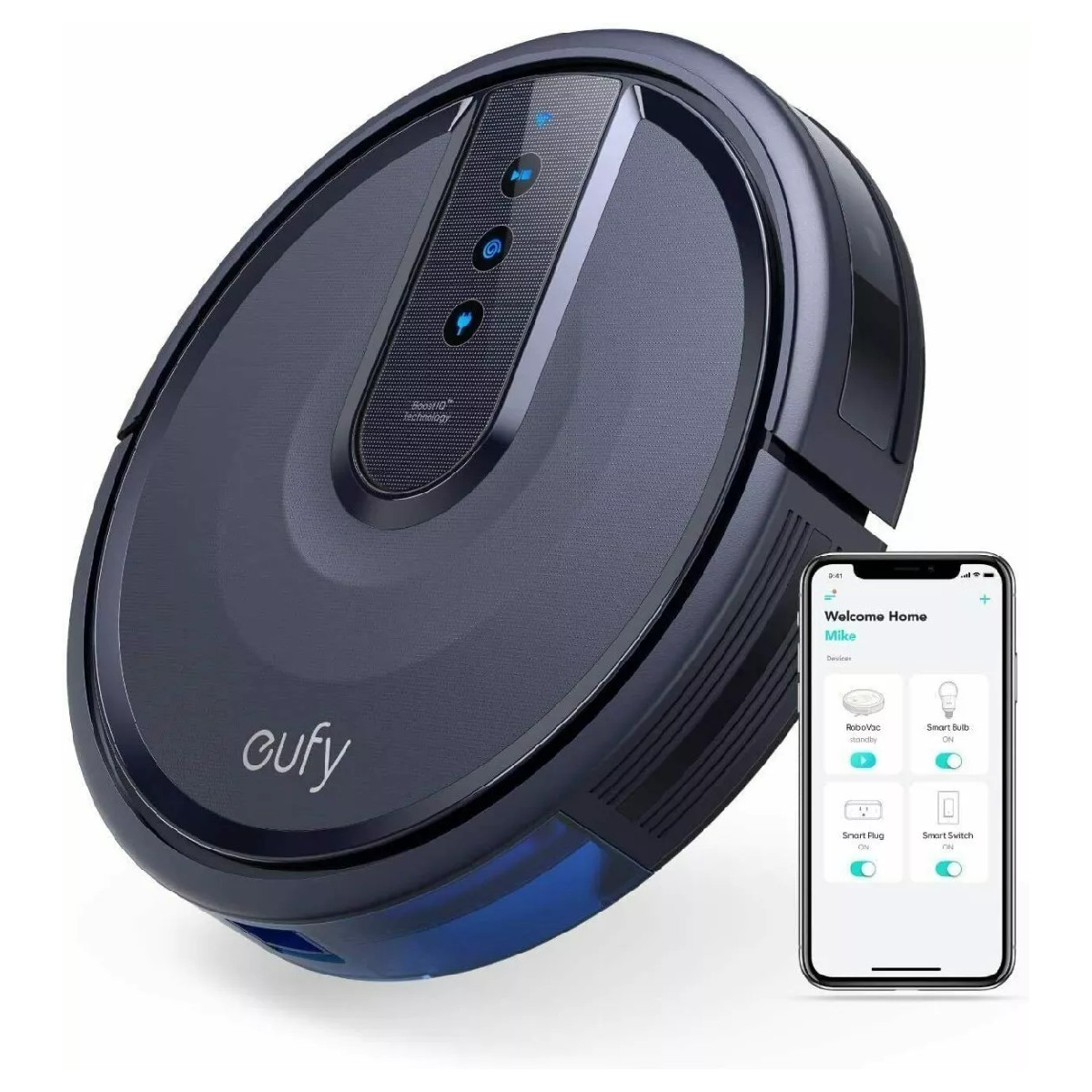 Foto 2 pulgar | Aspiradora Robot Eufy Robovac 25c Wifi Control App 1500pa