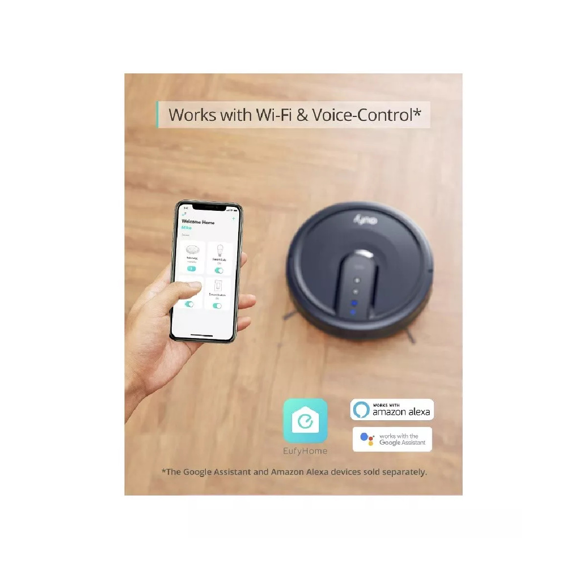 Foto 6 pulgar | Aspiradora Robot Eufy Robovac 25c Wifi Control App 1500pa