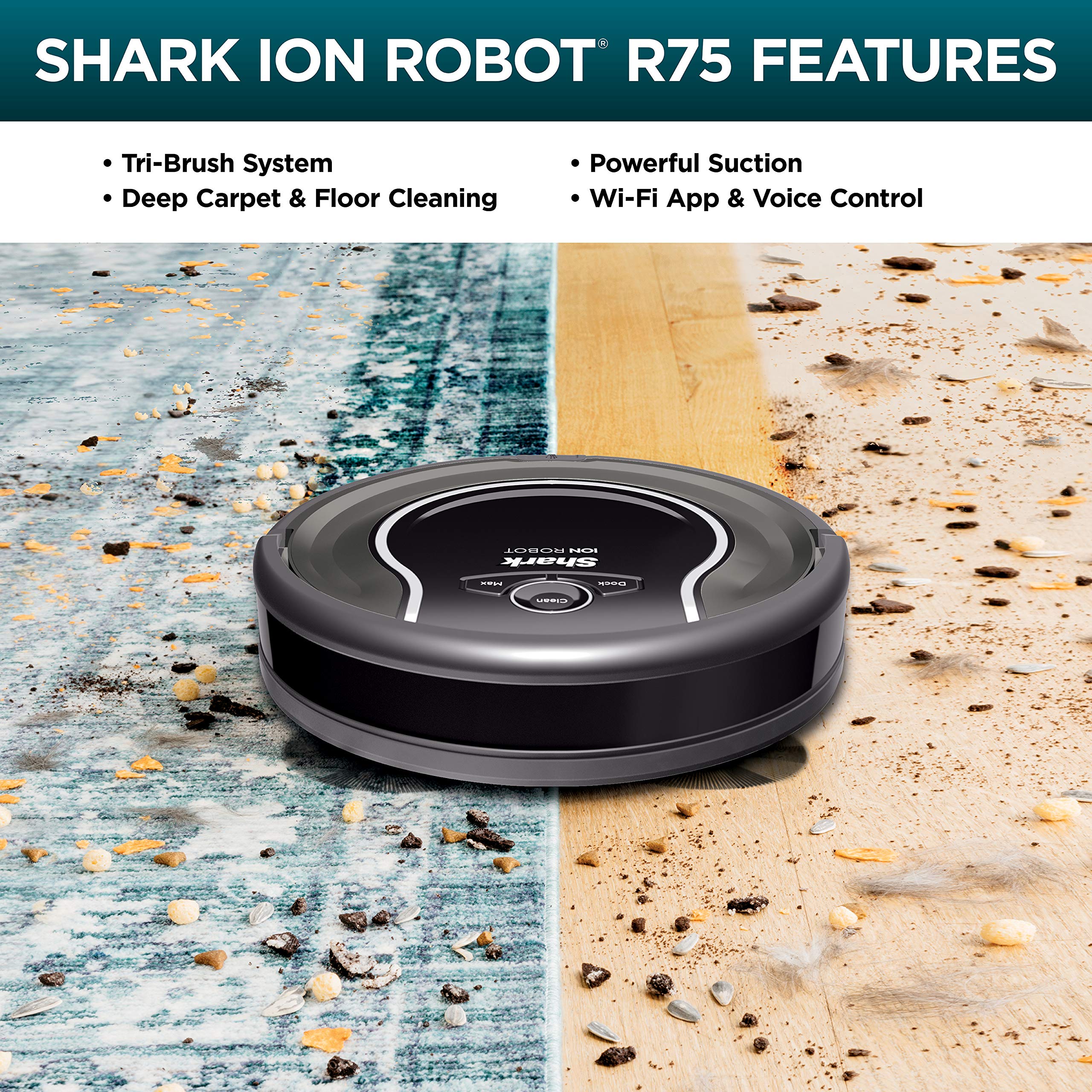 Foto 3 pulgar | Robot Aspirador Shark Ion R75 Con Wi-fi Y Control Por Voz - Venta Internacional.