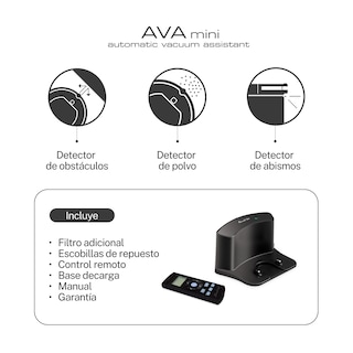 Foto 5 | Robot Limpiador Inteligente Smart-Tek Detector de Polvo y Obstáculos Carga Rápida 0.9m²/min