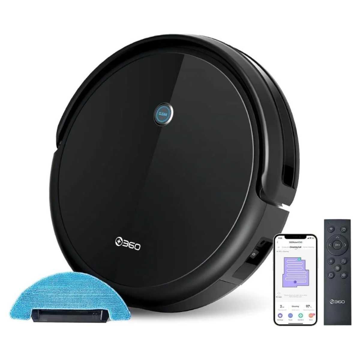Foto 1 | Robot Aspiradora Inteligente C50 Barre, Trapea Y Autocarga Reacondicionada - Alexa Y Google