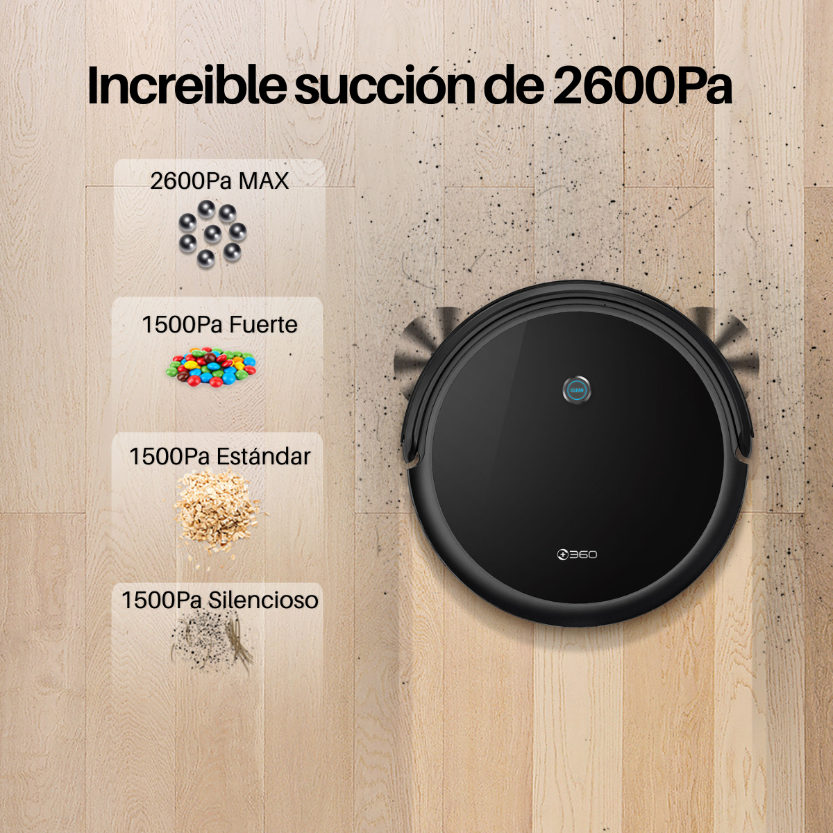 Foto 4 pulgar | Robot Aspiradora Inteligente C50 Barre, Trapea Y Autocarga Reacondicionada - Alexa Y Google