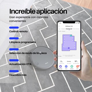 Foto 7 | Robot Aspiradora Inteligente C50 Barre, Trapea Y Autocarga Reacondicionada - Alexa Y Google
