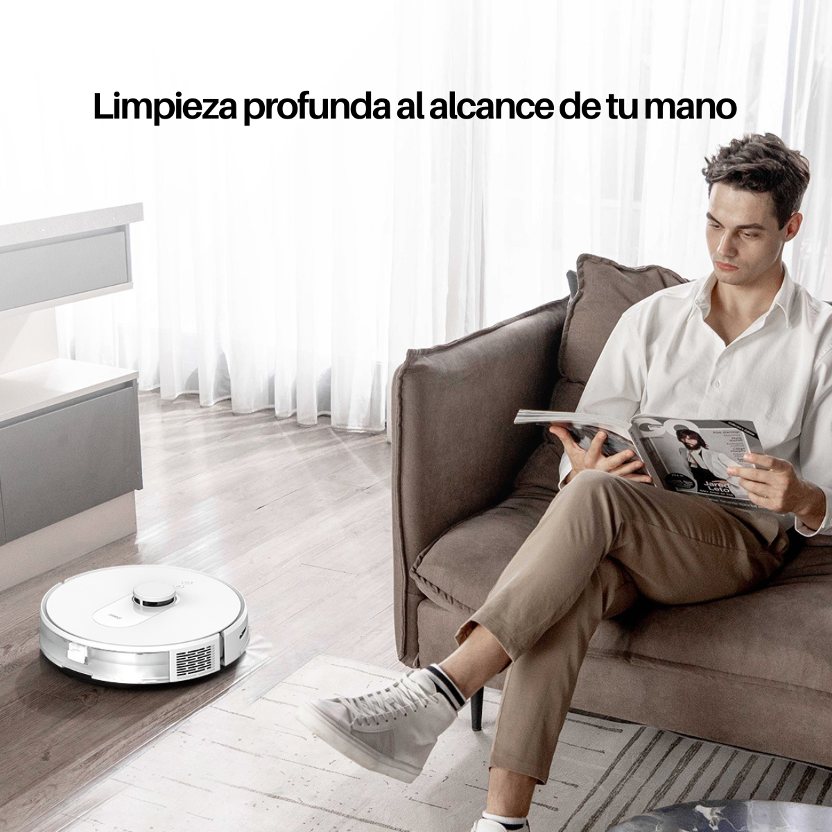 Foto 3 pulgar | Robot Aspiradora Inteligente S8 Barre, Trapea Y Autocarga Reacondicionada - Alexa Y Google