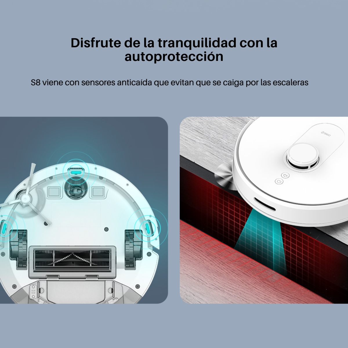 Foto 9 pulgar | Robot Aspiradora Inteligente S8 Barre, Trapea Y Autocarga Reacondicionada - Alexa Y Google
