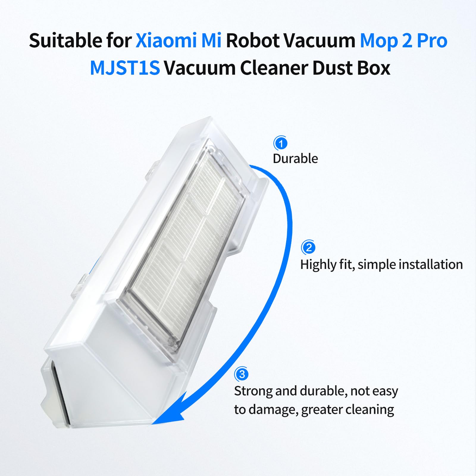 Foto 2 | Caja Colectora De Polvo Para Xiaomi Mi Robot Vacuum Mop 2 Pro - Venta Internacional.