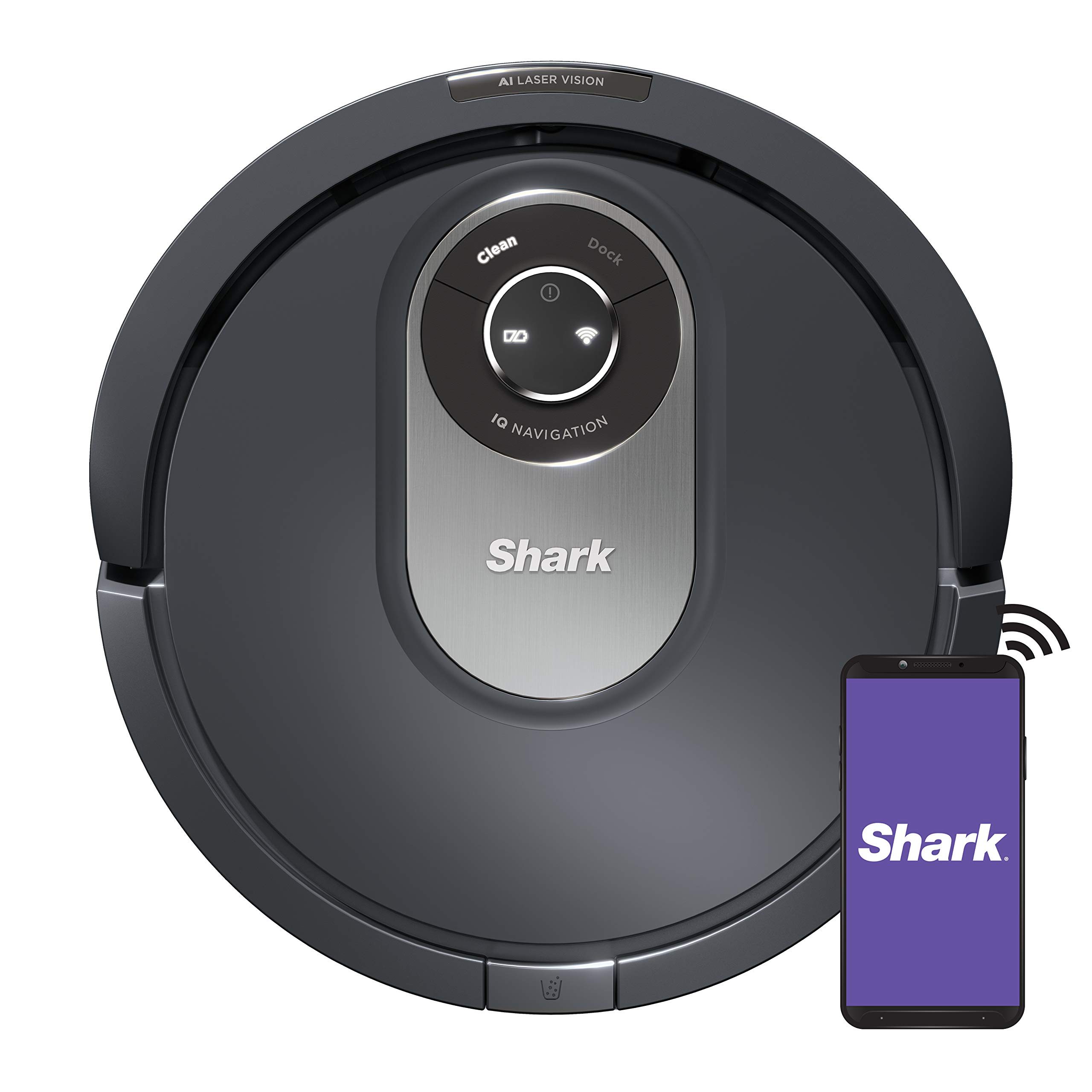 Robot Aspirador Shark Ai Smart Mapping Rv2001 Negro/plateado - Venta Internacional.