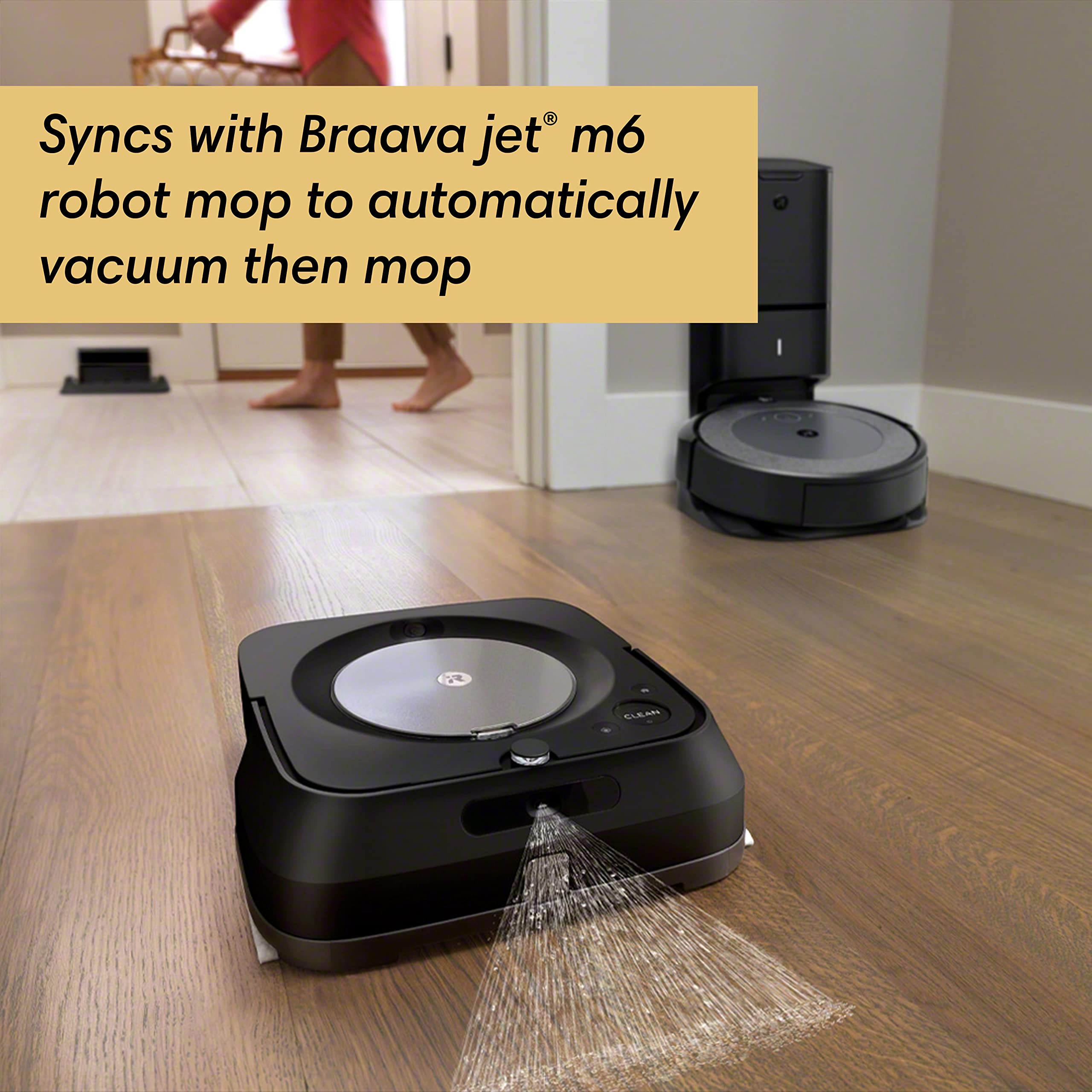 Foto 6 | Fregona Robotizada Irobot Braava Jet M6 6113 Ultimate Graphite - Venta Internacional.