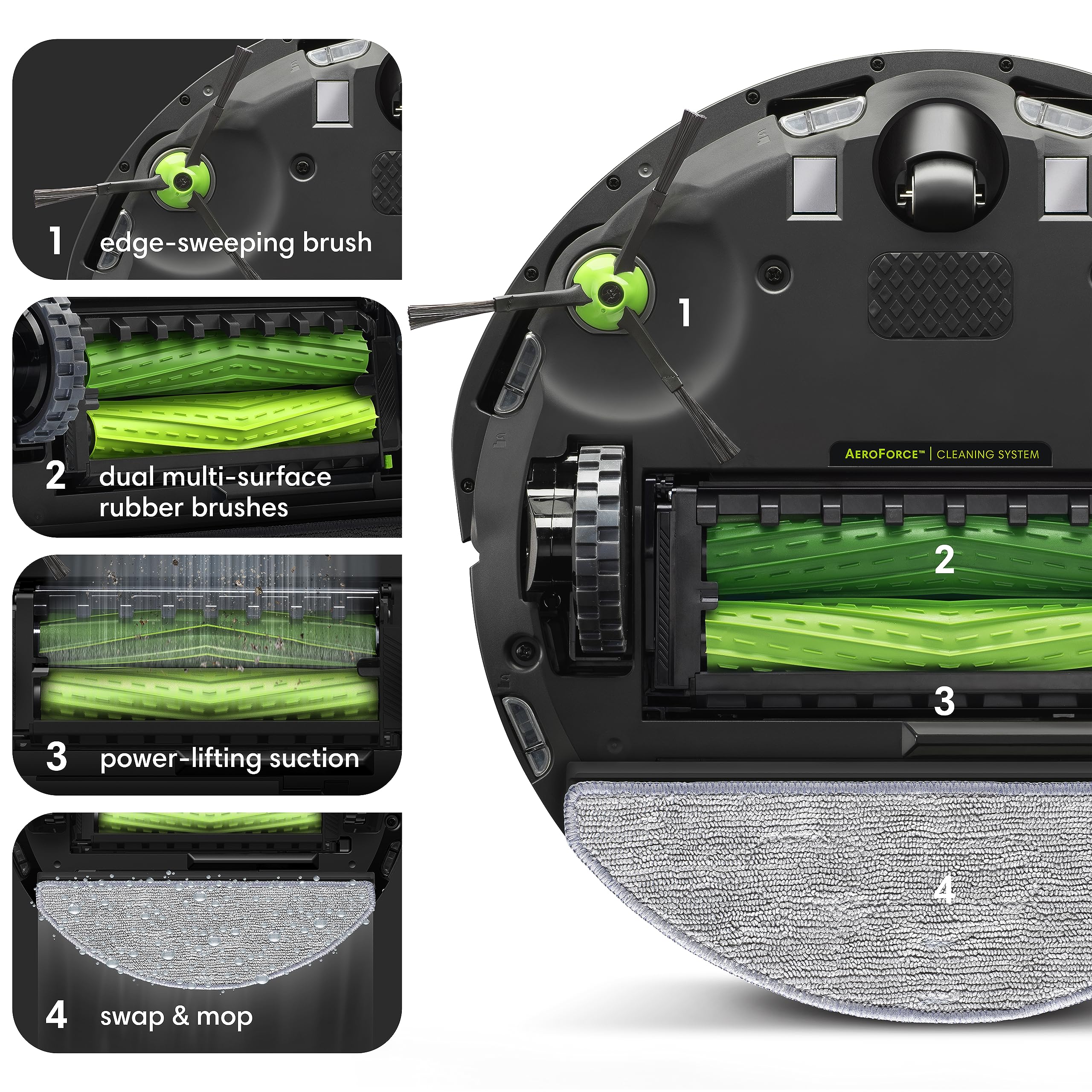 Foto 6 | Robot Aspirador Irobot Roomba Combo J5 Con Fregonera - Venta Internacional.