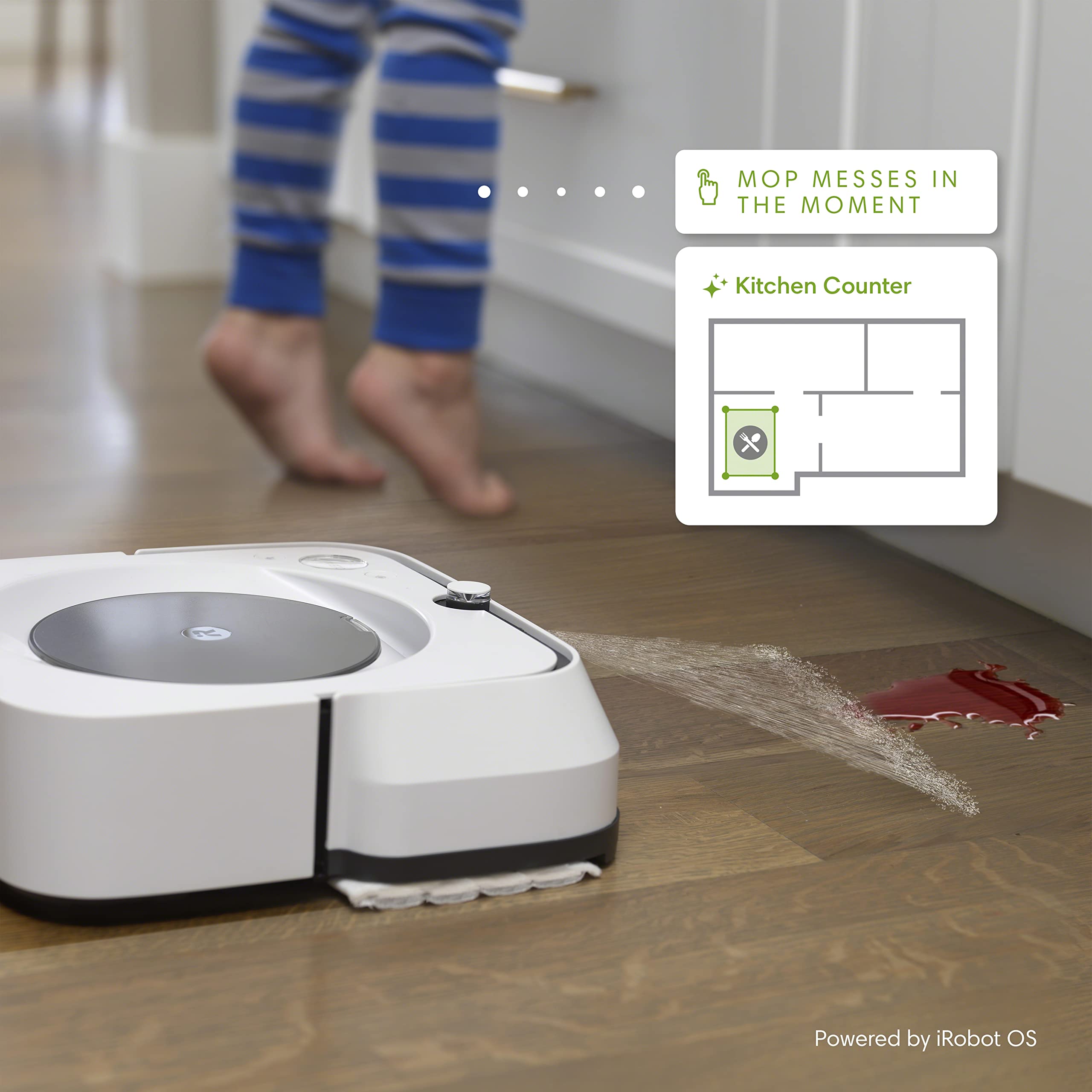 Foto 7 | Robot Mop Irobot Braava Jet M6 (6110) Ultimate Wifi Blanco - Venta Internacional.