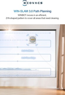 Foto 4 | Robot De Limpieza De Ventanas Ecovacs Winbot W1 Pro Con Control De Aplicaciones - Venta Internacional.
