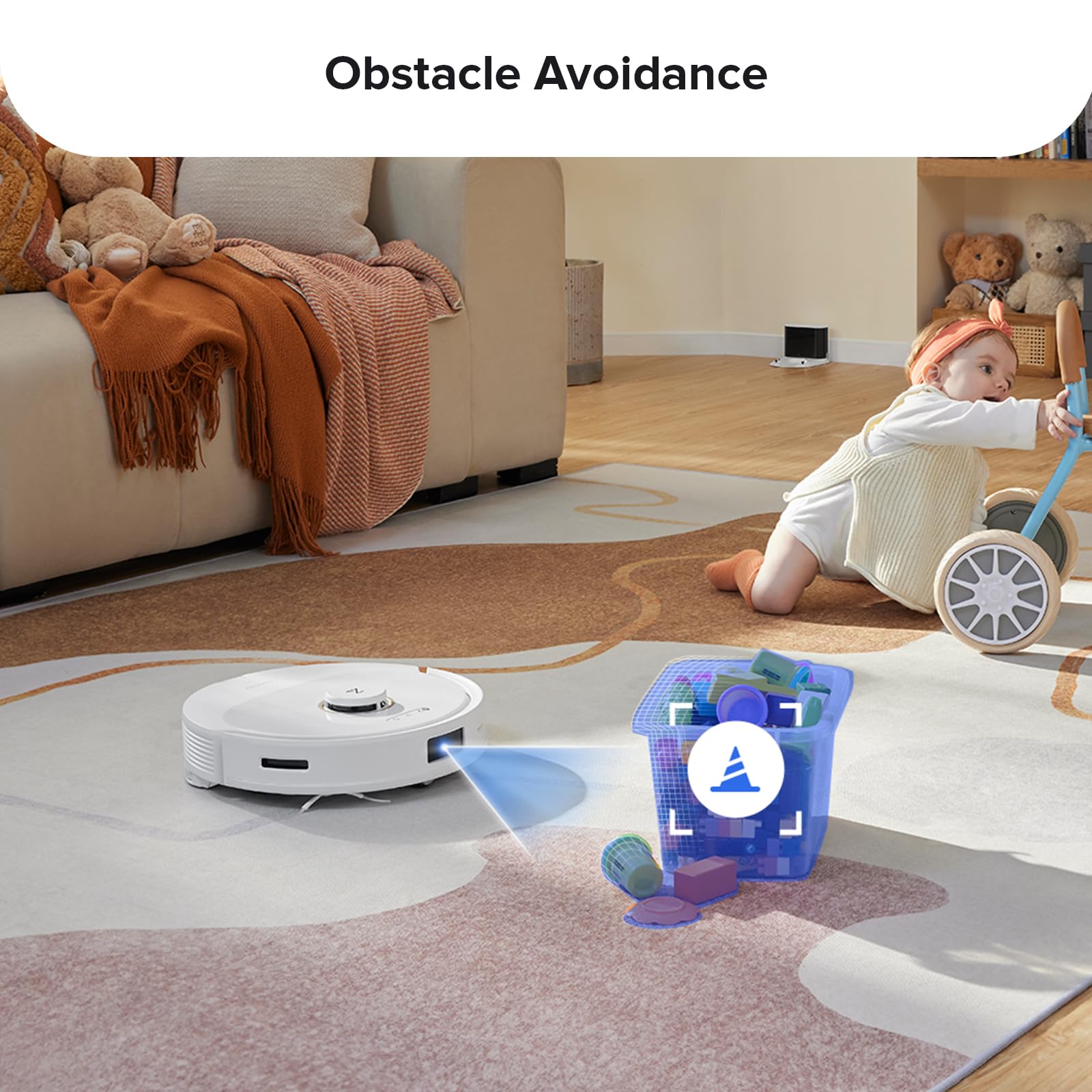 Foto 5 | Robot Aspirador y Trapeador Roborock Q8 Max 5500pa - Venta Internacional