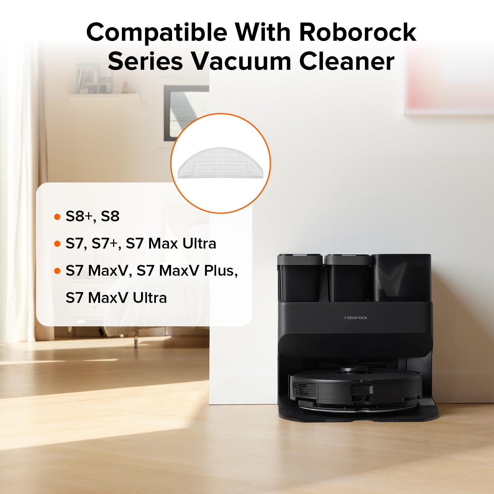 Foto 3 pulgar | Paño De Mopa Para Roborock S8+, S8, S7 Y S7+ Y S7 Maxv Y S7 Maxv Plus Y S7 Maxv Ultra - Venta Internacional.