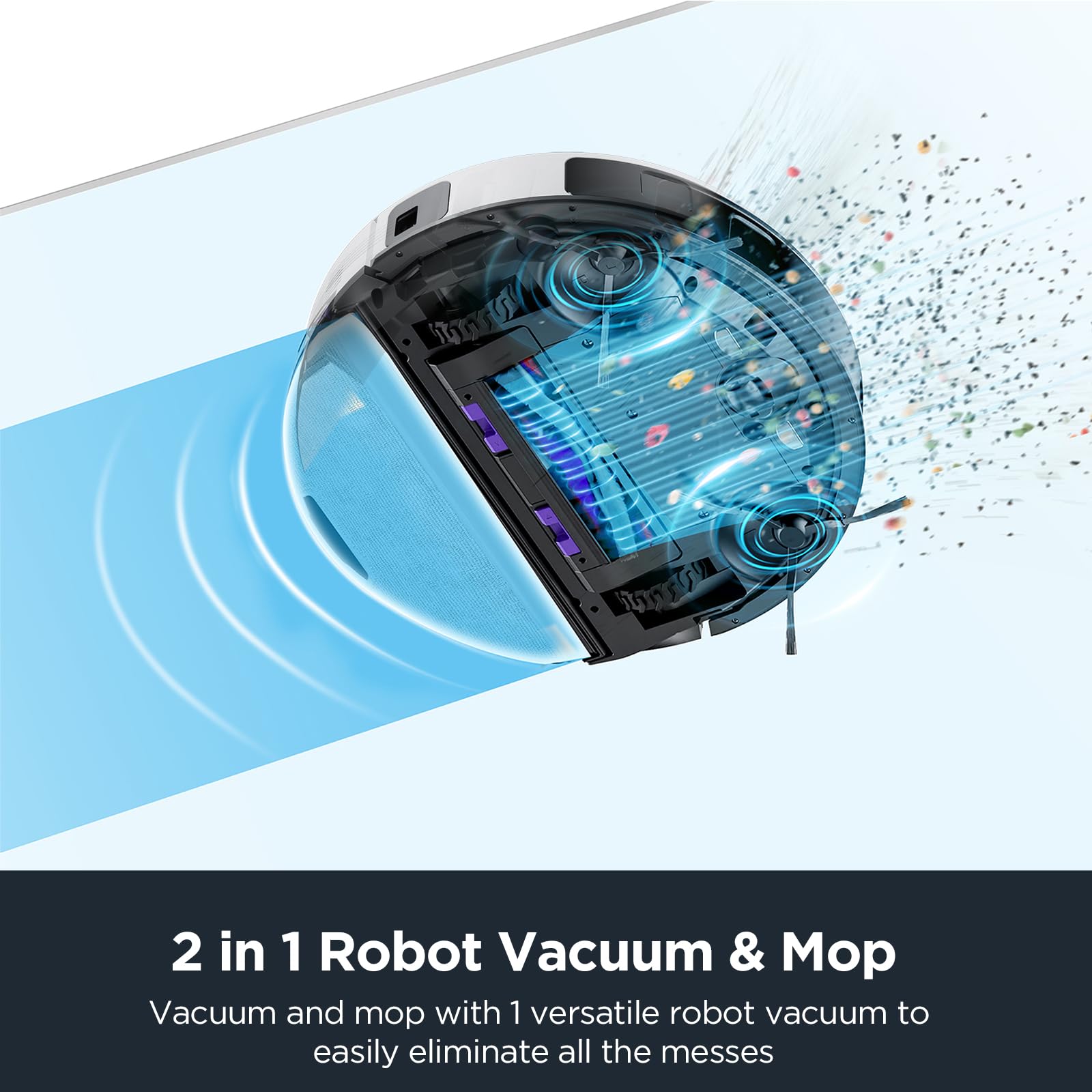 Foto 4 | Robot Aspirador Eureka E10s Sin Bolsa Con Autovaciado - Venta Internacional.