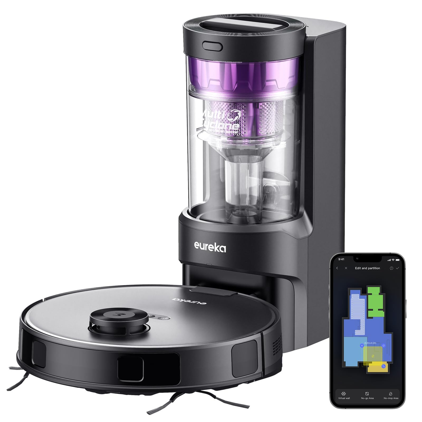 Robot Aspirador Eureka E10s Sin Bolsa Con Autovaciado - Venta Internacional.