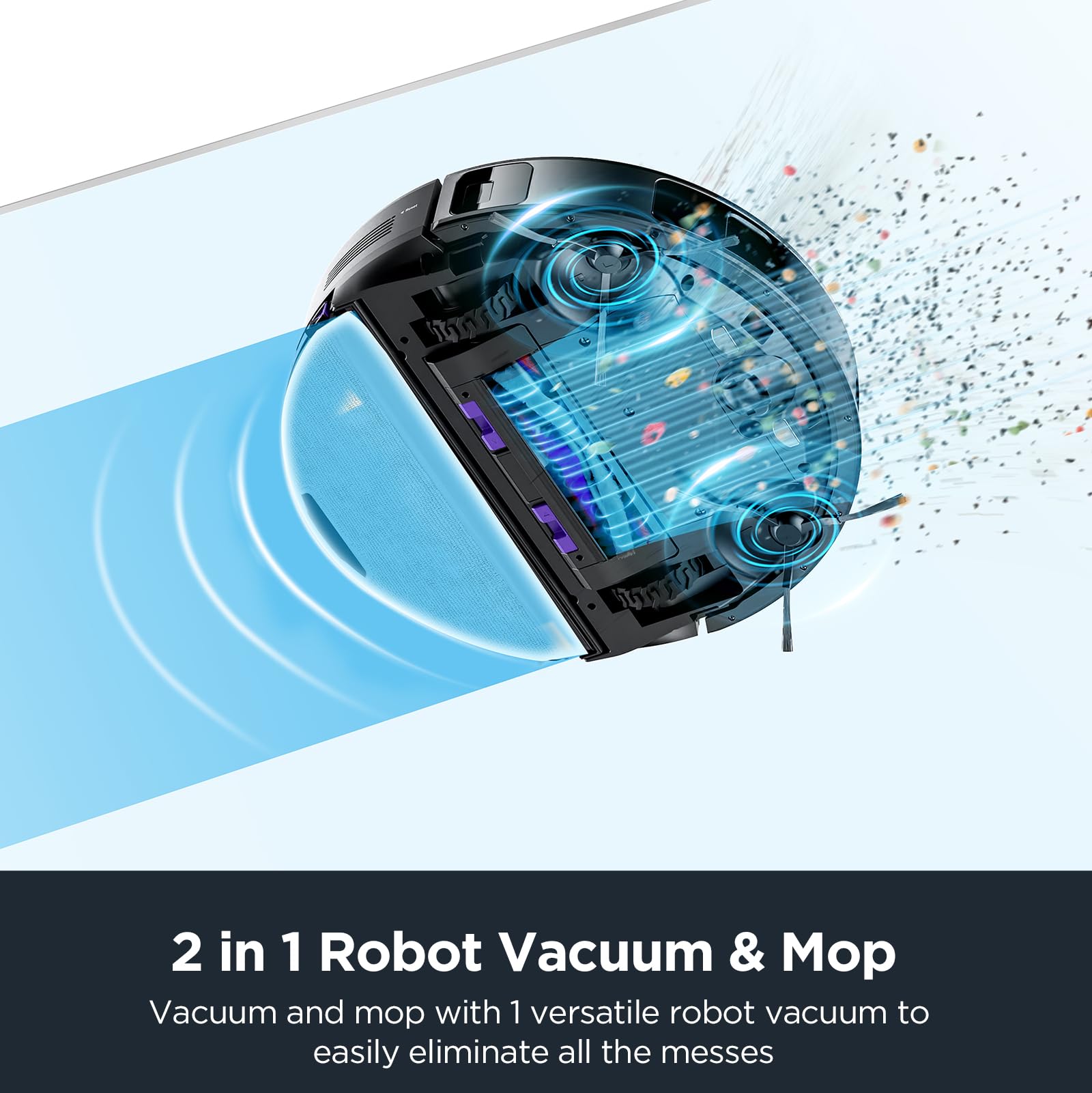 Foto 5 pulgar | Robot Aspirador Eureka E10s Sin Bolsa Con Autovaciado - Venta Internacional.