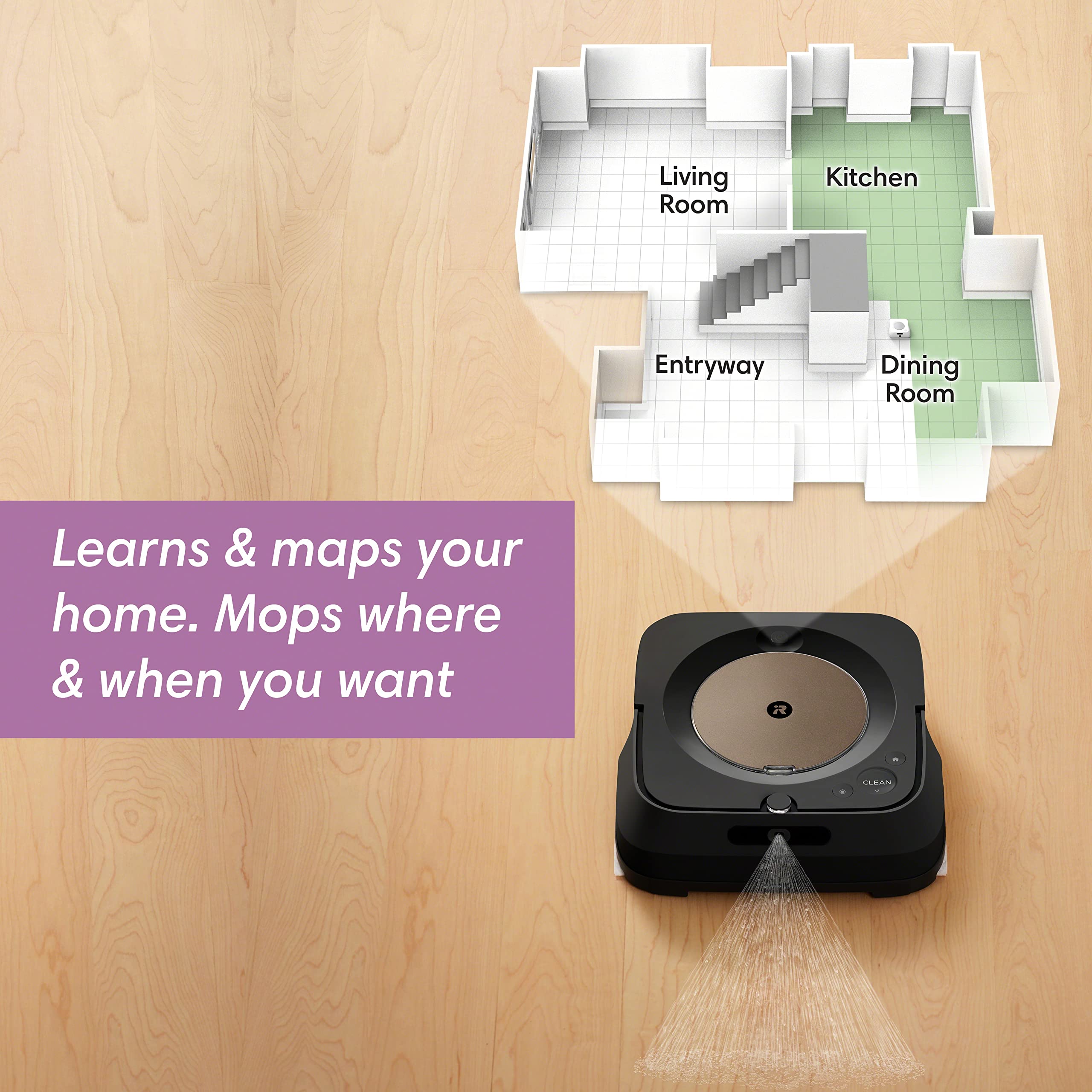 Foto 7 | Robot Mop Irobot Braava Jet M6 (6012) Ultimate Wifi Negro - Venta Internacional.