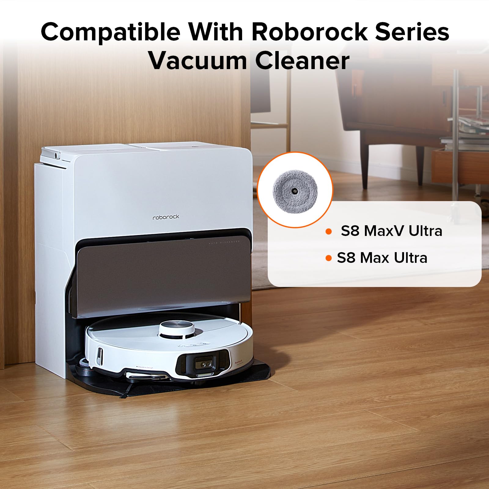 Foto 2 | Pack De 2 Paños Edge Mop Para Roborock S8 Maxv Ultra Y S8 Max - Venta Internacional.