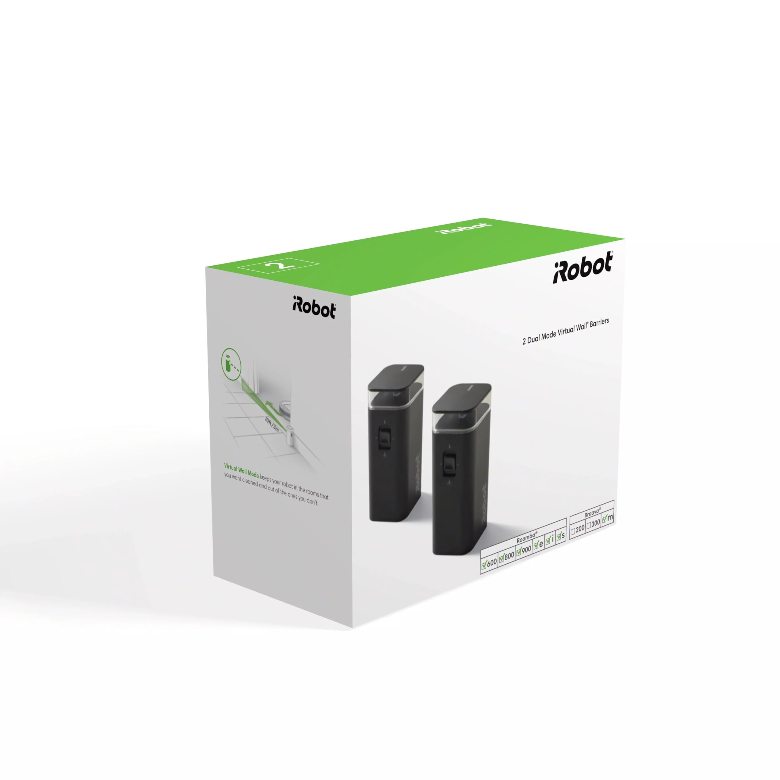 Foto 1 | Piezas De Repuesto Irobot Dual Virtual Wall, Paquete De 2 Unidades, Roomba 600 - Venta Internacional.