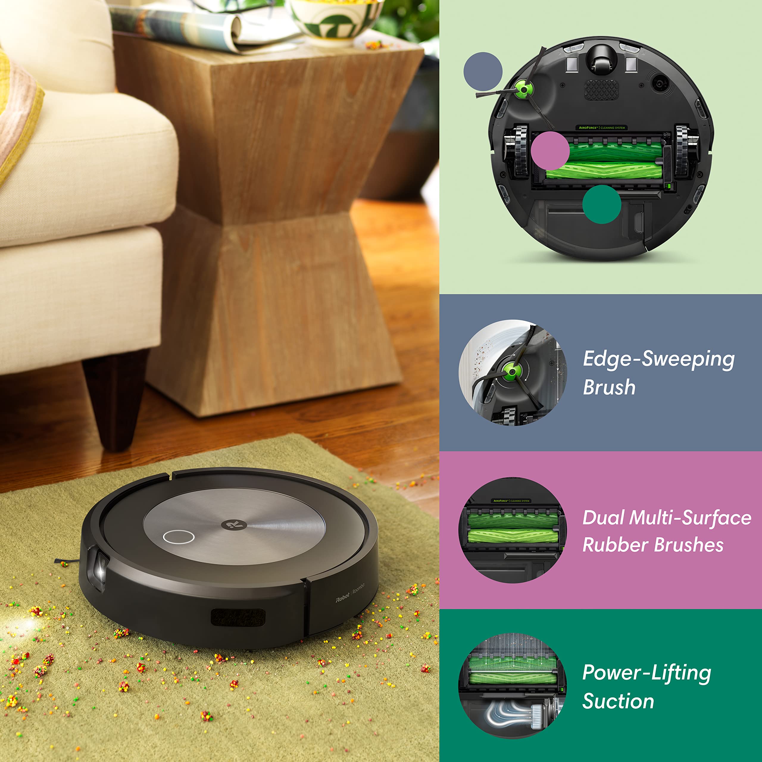 Foto 4 pulgar | Robot Aspiradora Irobot Roomba J7 Negro-Venta Internacional