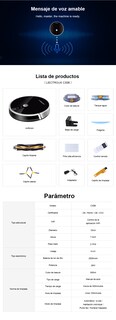 Foto 7 | Robot Aspirador Liectroux C30b Negro Con Wifi Y Control Por Voz