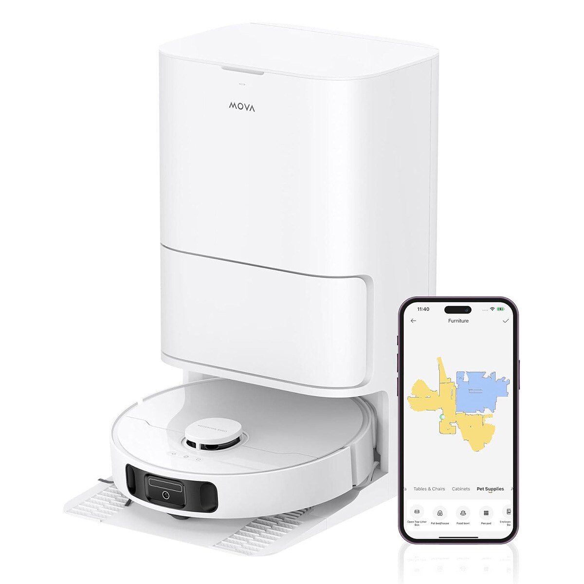 Robot Aspiradora Y Trapeador Dreametech Mova E30 $14,499
