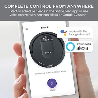 Foto 5 | Robot Aspirador Shark Iq Av992 Para Limpieza De Hileras, Negro - Venta Internacional.