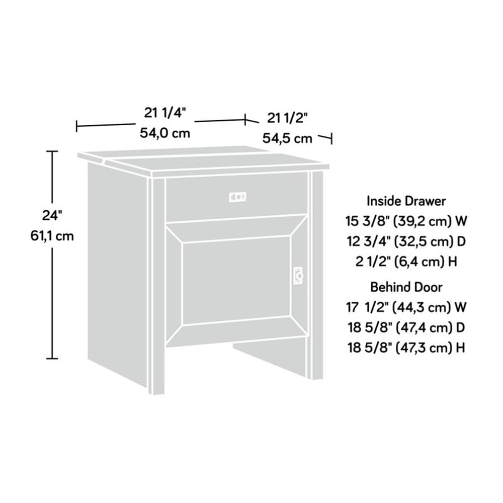 Foto 3 | Mesa Auxiliar Para Almacenamiento Con Robot Aspirador Sauder Homeplus, Color Blanco Suave - Venta Internacional.