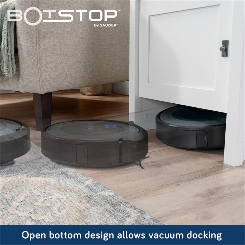 Foto 6 pulgar | Mesa Auxiliar Para Almacenamiento Con Robot Aspirador Sauder Homeplus, Color Blanco Suave - Venta Internacional.