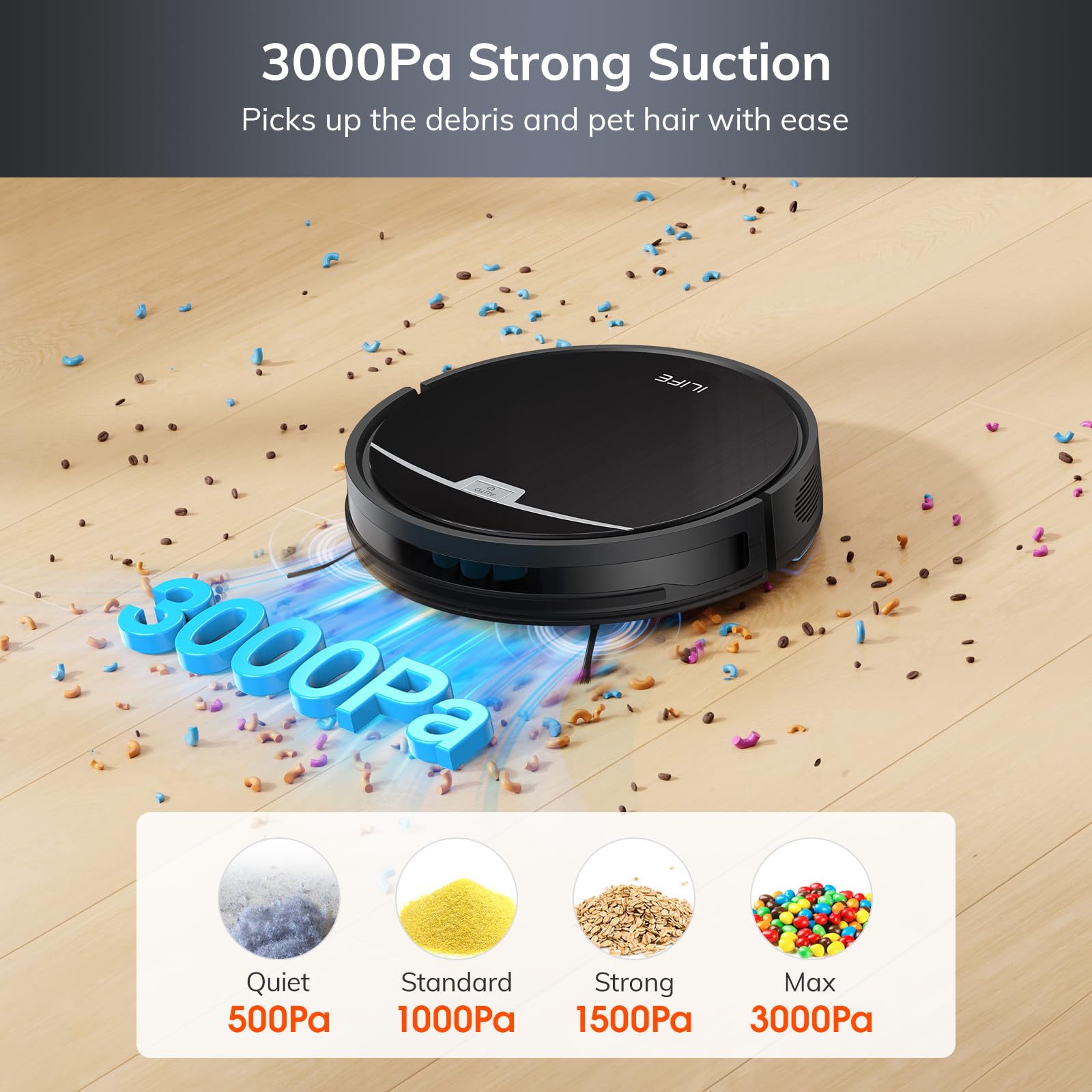 Foto 4 pulgar | Robot Aspirador Ilife V9 Pro Con Autovaciado 3000 Pa - Venta Internacional.