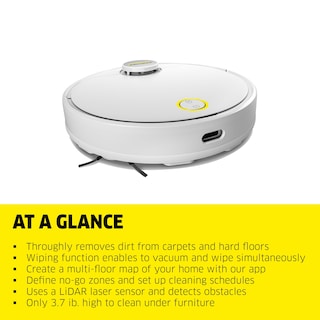 Foto 3 | Robot Aspirador Kärcher Rcv 3 on Mopa 2500 Pa 120 Min - Venta Internacional