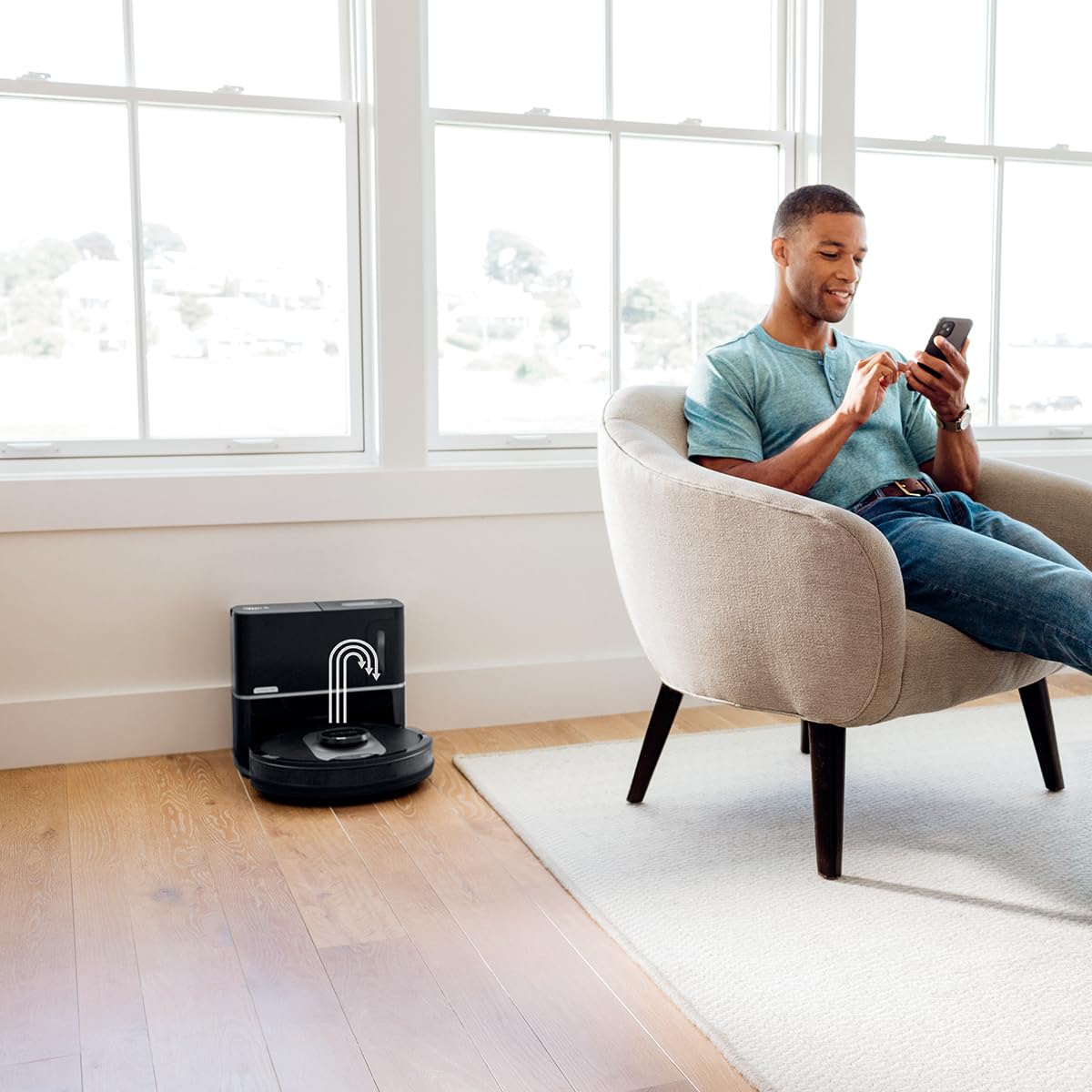 Foto 2 | Robot Aspirador Shark UR2500SR AI Ultra con Vacío Automático - Venta Internacional