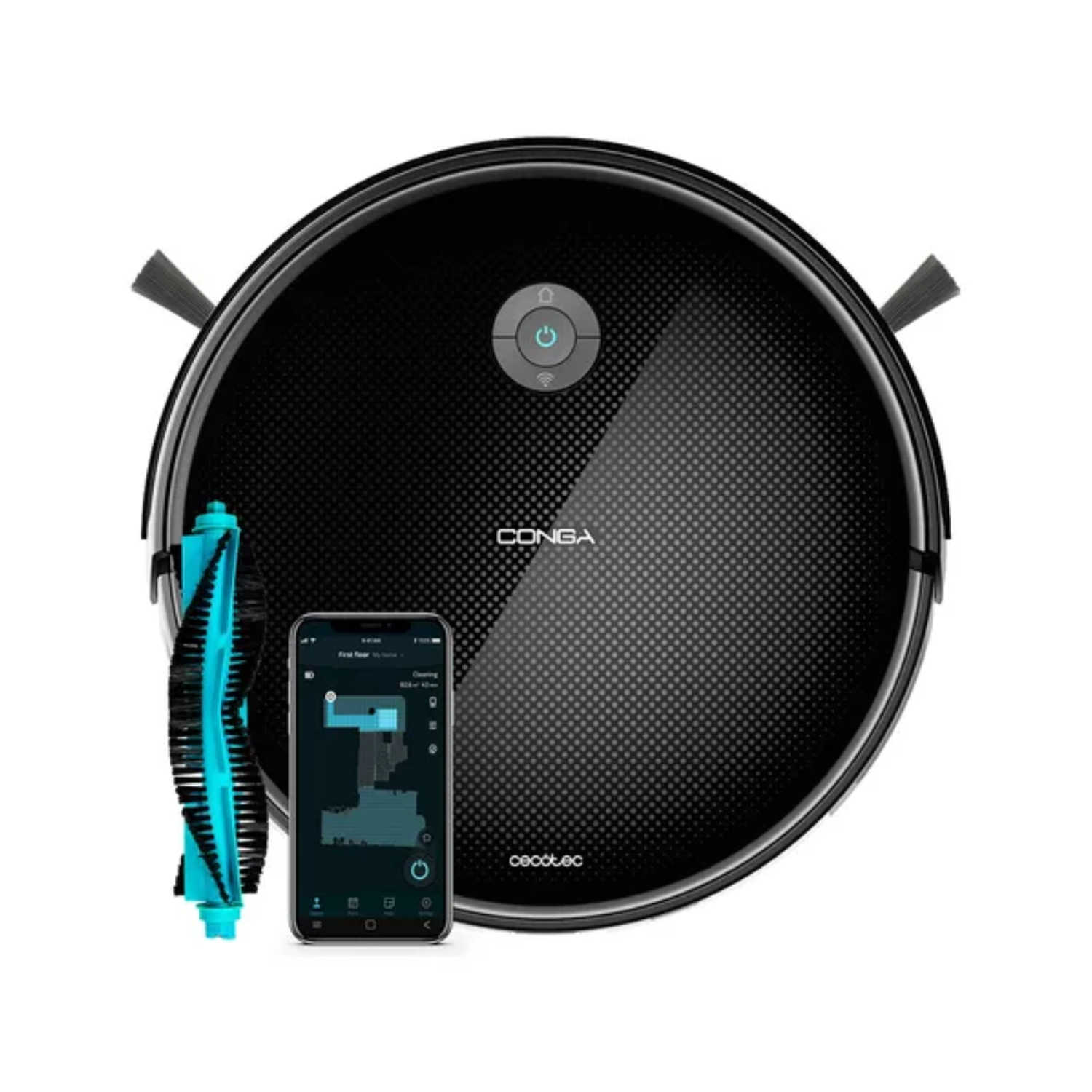 Foto 1 | Cecotec Conga 4938 Robot Aspirador 4 En 1 | Barre, Aspira, Friega Y Pasa La Mopa Con Potencia De 2200 Pa