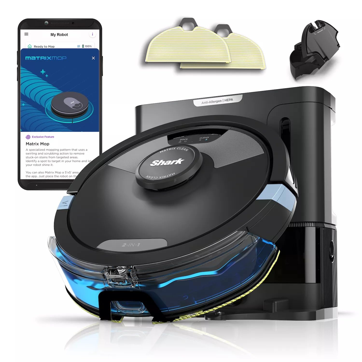 Foto 1 | Reacondicionado Robot Aspirador Y Mopa Shark Rv2610wa Ai Ultra Sonic Mpping - Venta Internacional.