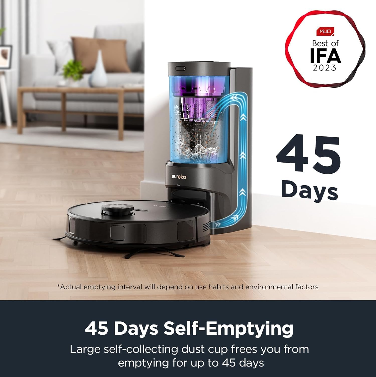 Foto 3 pulgar | Robot Aspirador Eureka Ner E10s Bk Bagless 10l - Venta Internacional.