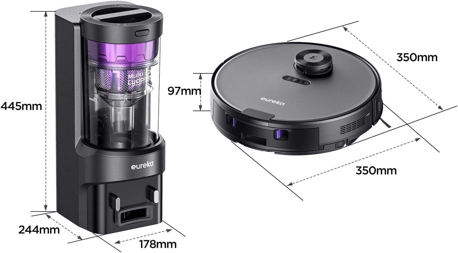 Foto 8 pulgar | Robot Aspirador Eureka Ner E10s Bk Bagless 10l - Venta Internacional.