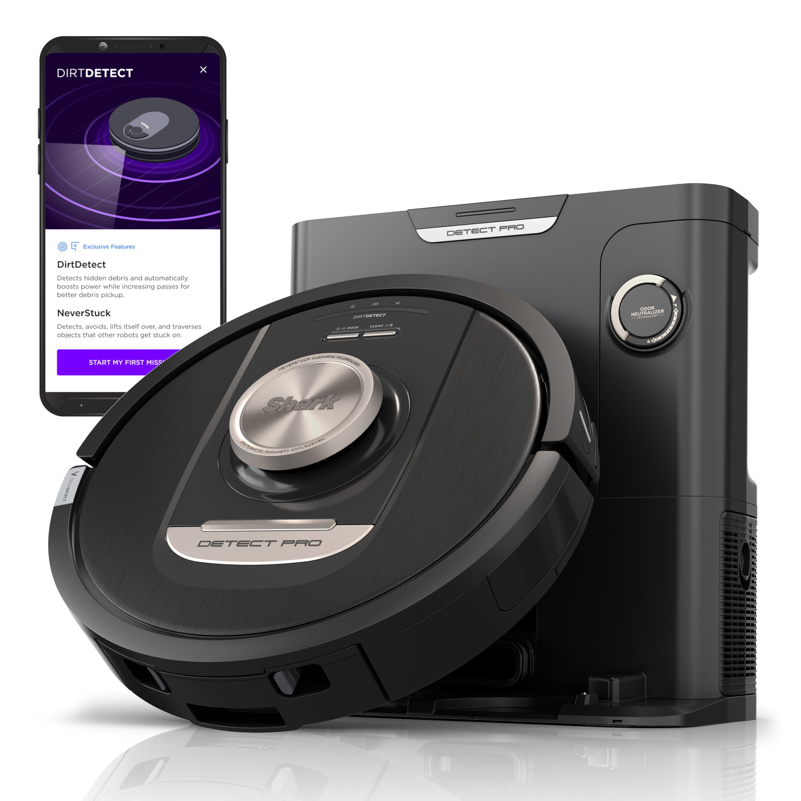 Foto 2 pulgar | Robot Aspirador Shark Rv2820ae Detect Pro Con Autovaciado - Venta Internacional.