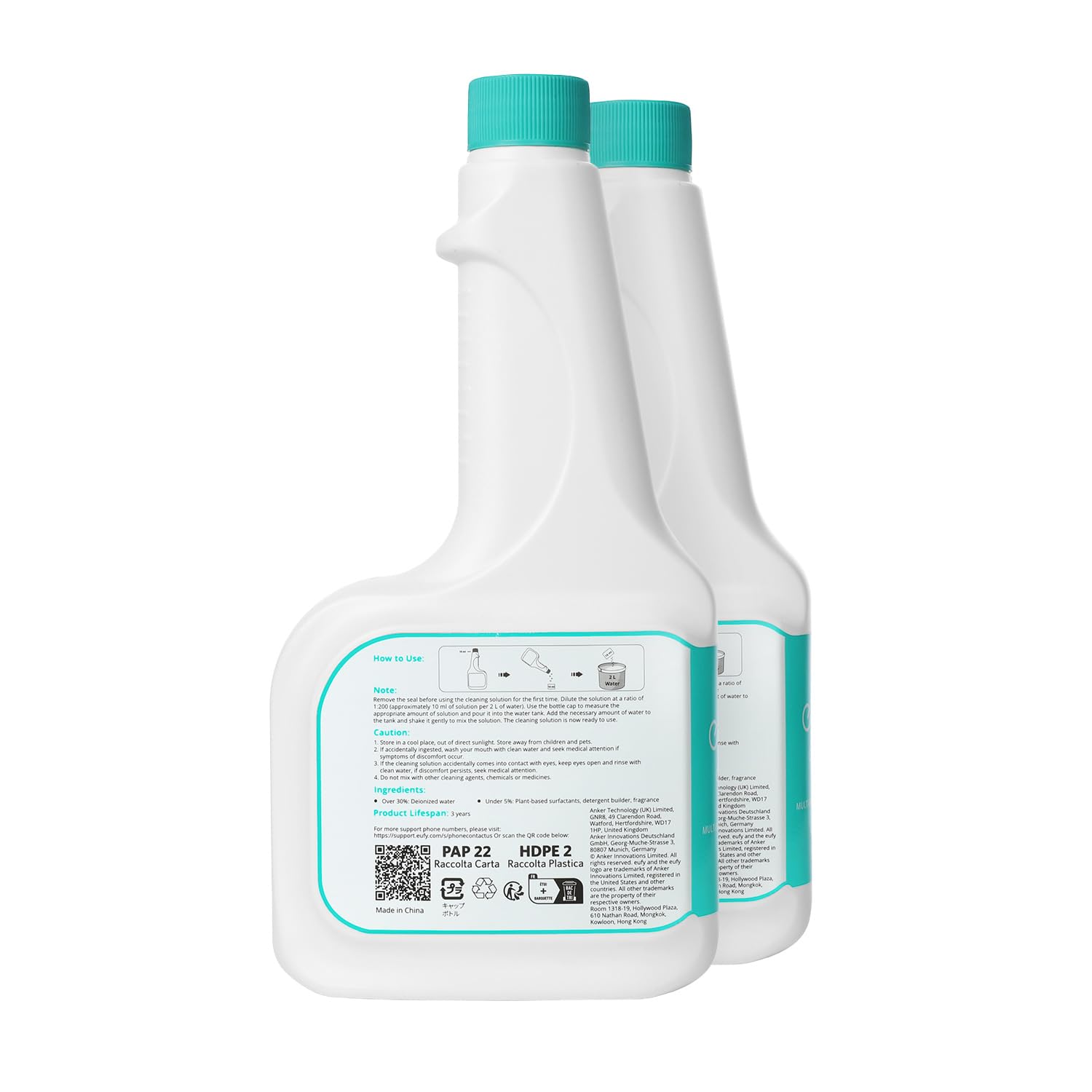 Foto 3 pulgar | Limpiador De Pisos Eufy Robovac, Solución Limpiadora De Pisos Duros, 473 Ml - Venta Internacional.