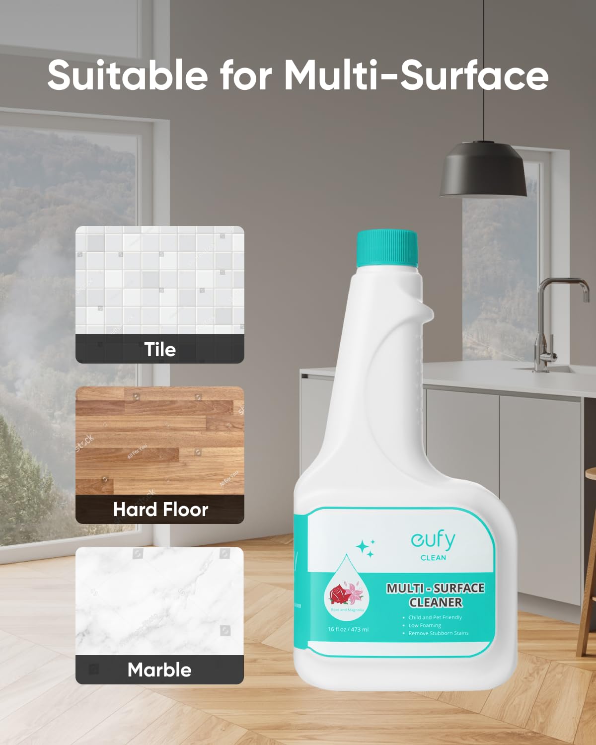 Foto 4 pulgar | Limpiador De Pisos Eufy Robovac, Solución Limpiadora De Pisos Duros, 473 Ml - Venta Internacional.